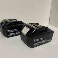 マキタ純正 18Vバッテリー BL1860B 2個