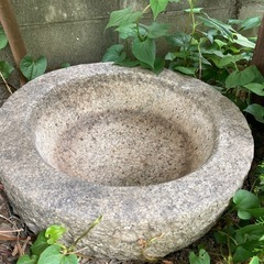石臼　ガーデニングなどに