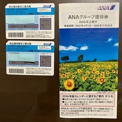 ANA 株主優待　2枚