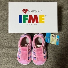 【新品・未使用】IFME イフミー サンダル ピンク 14㎝