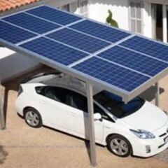 富山県で太陽光税込65万円　カーポートに太陽光パネル12枚 パワ...