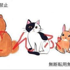 愛するペットの似顔絵描きます！1枚カラー3000円、モノクロ1000円