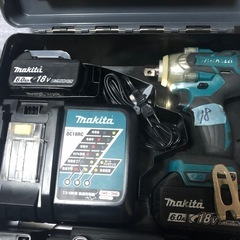 マキタ 18vインパクトレンチ TW281DRGX、中古美品