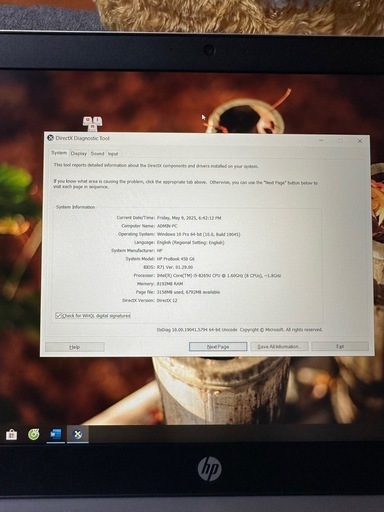 Hp Probook 450G6
