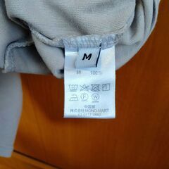 WYM　半袖Ｔシャツ　M　薄ベージュ　中古　送料が高いので取りにこれる方限定の画像