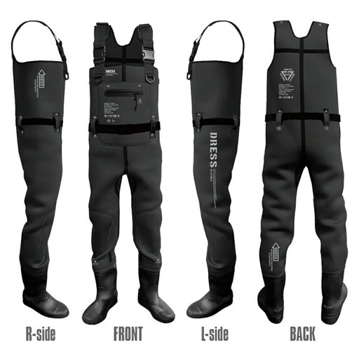 DRESS クロロプレンウェーダー ブラック