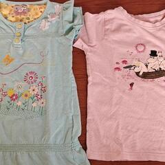 ムーミンＴシャツ2枚　100センチくらい