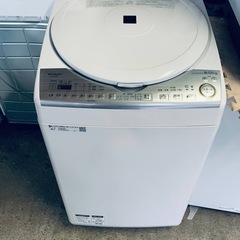 SHARP 電気洗濯乾燥機  ES-TX8C-W 