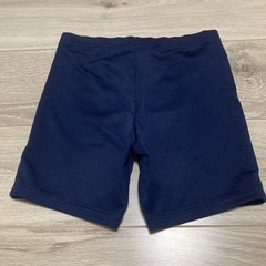 キッズ用　海パン　スクール　水着　１５０　無地　紺の画像