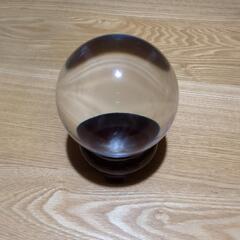 水晶玉 約10cm クリスタル 溶練水晶 人工水晶 開運　風水グッズ