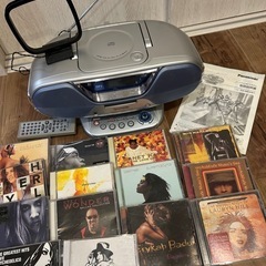パナソニックCD / MD / ラジオプレーヤーとCDまとめて