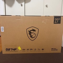 MSI G274F ゲーミングモニター
 の画像