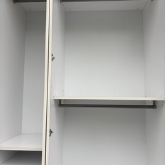 ※終了※大容量★衣類収納 ホワイト家具 クローゼット　の画像
