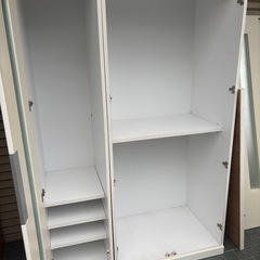 ※終了※大容量★衣類収納 ホワイト家具 クローゼット　の画像