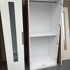 ※終了※大容量★衣類収納 ホワイト家具 クローゼット　の画像