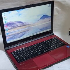 🎏NEC🌟Lavie🌟NS150BAR🌟美品赤🌟SSD🌟WIN...