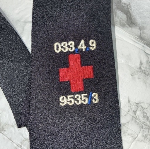 他ご成約、 BA-TSU バツクラブ 刺繍ネクタイ 希少 当時物 V系