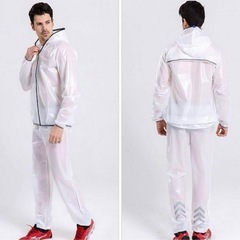 新品 レインスーツ上下セット　カッパの画像