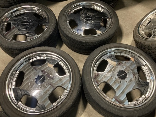 超希少メッキディッシュ リバーサイド アルトシュタット 18×8J 114.3