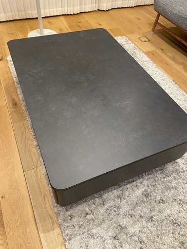 新札幌発 パモウナ ガラス センターテーブル/1668