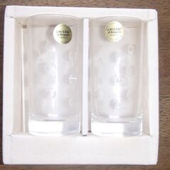 CRISTAL d'Arques グラス 合計8個 クリスタルダルク フランス製　クリスタルグラスの画像