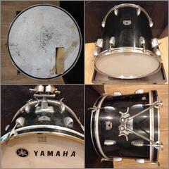 買い手決まりました【YAMAHA ヴィンテージドラムセット】1970年代製 ブラック／NIPPON GAKKI製
（引き取り歓迎・価格交渉可）の画像