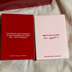 We’re not really strangers カードゲームセット
の画像