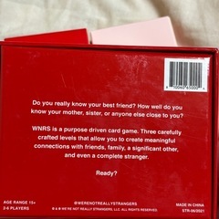 We’re not really strangers カードゲームセット
の画像