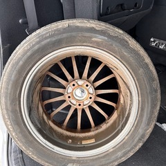 ホイールタイヤセット　4本　タイヤサイズ225/55R17の画像