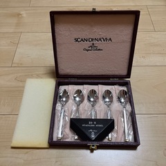 SCANDINAVIA 18-8 ステンレススチール スプーンセット