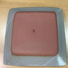【橘吉】たち吉◇白鷺◇大皿◇鶴の絵柄のグレー四角皿の画像
