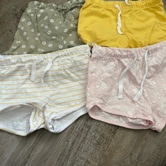 h&m 女の子　92  ショートパンツ　まとめて