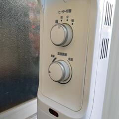 【美品】 アイリスオーヤマ　オイルヒーター　2017年製の画像