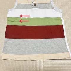 ノースリーブタンクトップまとめ　5着セット（130cm）の画像