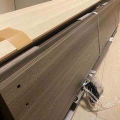 セミダブルベット　マットレス付きの画像