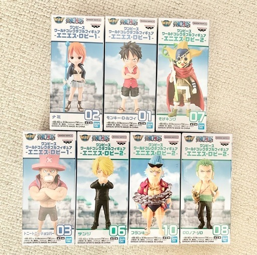 6個セットONE PIECE ワーコレエニエスロビー
