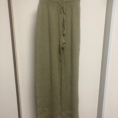 UNIQLO リブパンツ 51 Green S タグ付き！