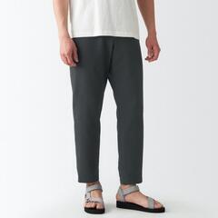 無印良品 風を通す ストレッチサッカー スリムクロップドパンツ ...