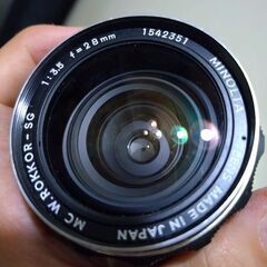 優良品　MINOLTA MC W.ROKKOR-SG 28mm F3.5 の画像