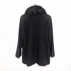 Innovation 改革 カシミヤコート ブラック 11号 ブルーフォックスの画像