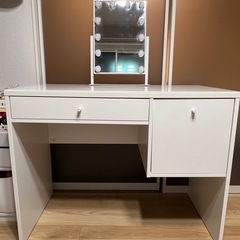 ドレッサー デスク ホワイト IKEA SYVDE スィブデ (中野后郷