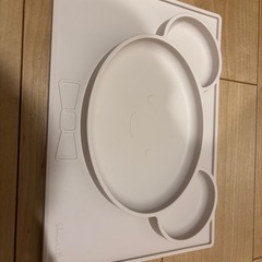 くまさんシリコンプレート皿の画像