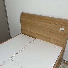 ★早い者勝ちです‼︎ シングルベットフレーム　収納付き（ニトリ）の画像