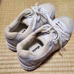 スニーカー 体育シューズ 23cmの画像