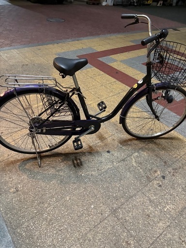 26インチ　ママチャリ　自転車