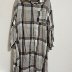 frames RAY CASSIN ビッグチェックシャツワンピースの画像