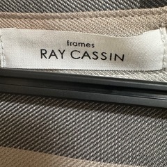frames RAY CASSIN ビッグチェックシャツワンピースの画像