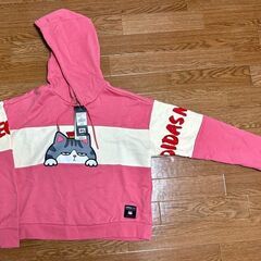 adidas NEOトレーナー3着(女性用ピンクMとL、男性用黒M) 未使用品の画像