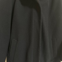 GLOBAL WORK フード付きコート ネイビーの画像