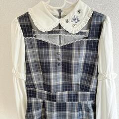 [美品]ankrouge アンクルージュモノグラムロゴひめそでワンピースの画像